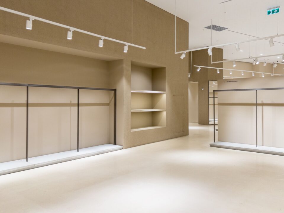 Empty retail interior during fit-out